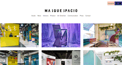 Desktop Screenshot of masquespacio.com